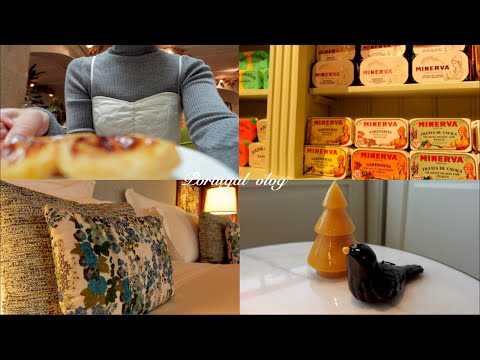 vlog｜3泊4日ポルトガル旅行🇵🇹｜リスボンの可愛いホテル、雑貨屋巡り、エッグタルト食べ歩き