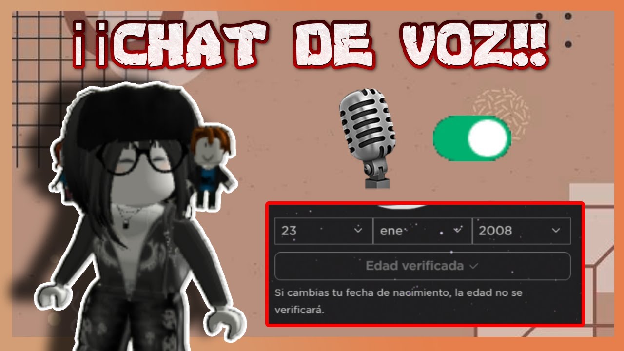 Como ACTIVAR El CHAT De VOZ En ROBLOX VALEN LATINA YouTube