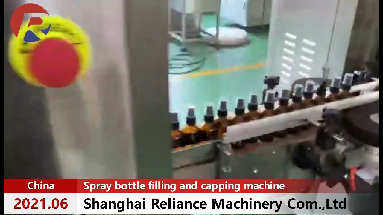 Servo drive 1Oz/2Oz amber glass bottle filling and capping machine for CBD oil