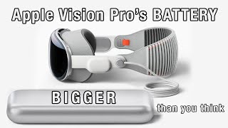 Vision Pro's Battery - Bigger than you think ... with lightning !