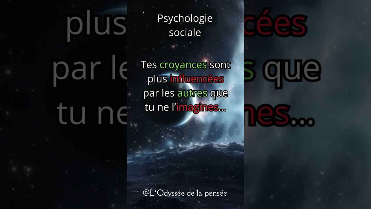 👥 Tes convictions sont-elles vraiment les tiennes ? Découvre pourquoi. 