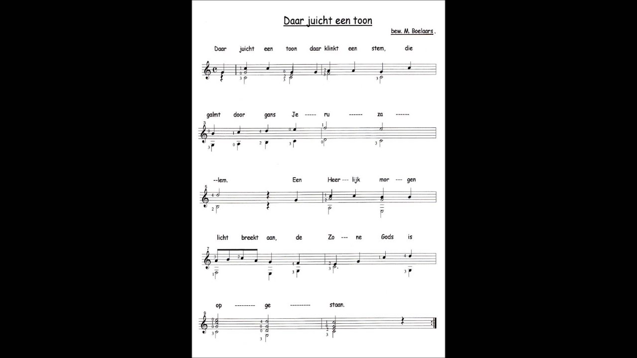 Marcel Boelaars. arr. - Daar juicht een toon. - YouTube
