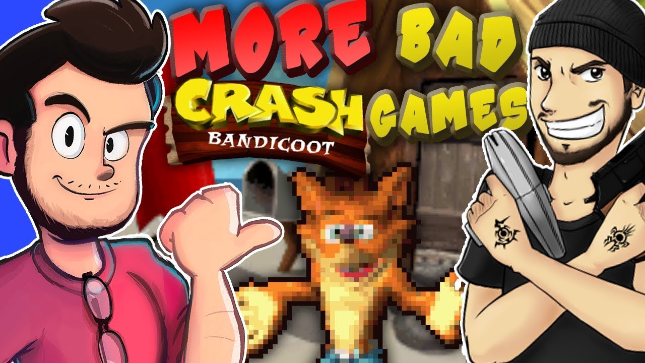MORE Bad Crash Bandicoot Games ft. Caddicarus AntDude YouTube