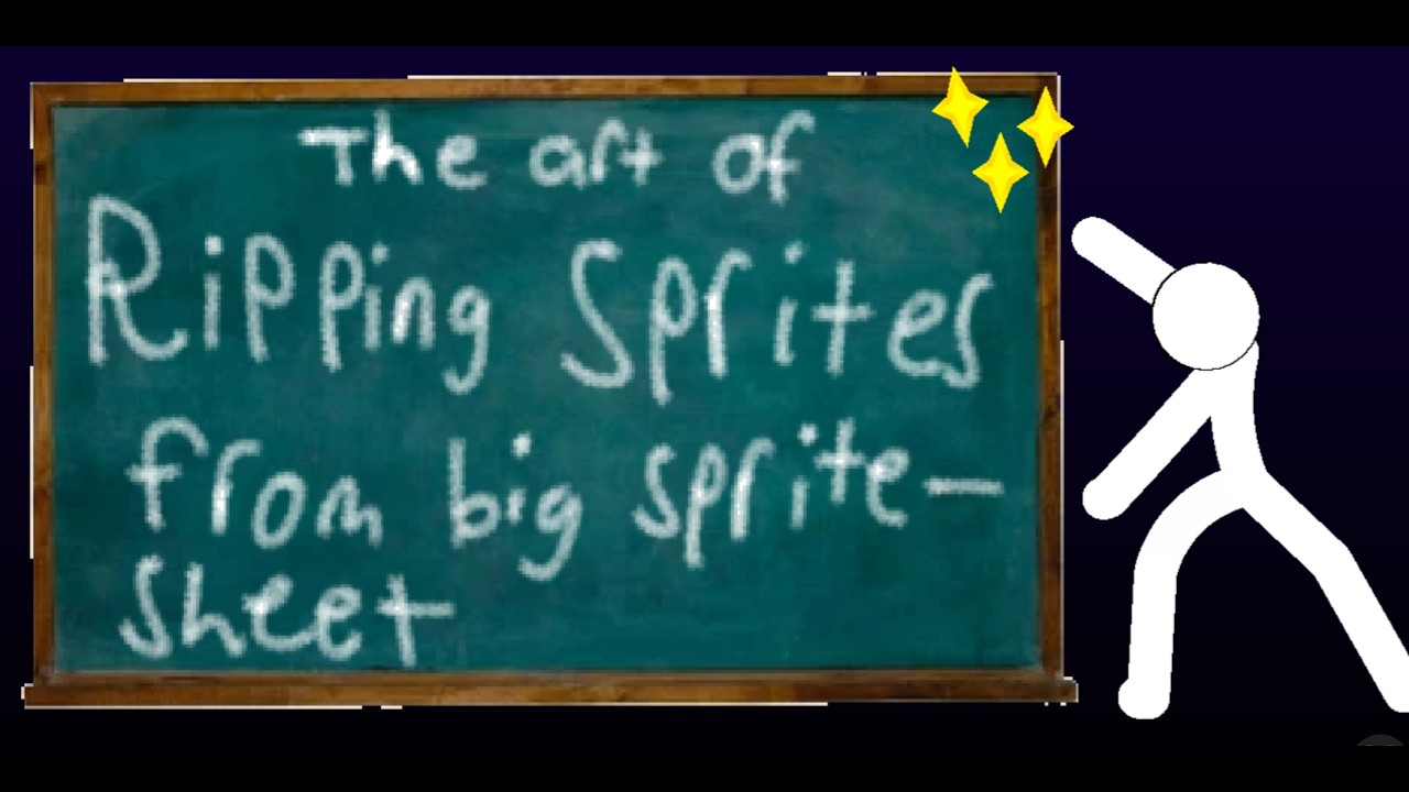 Sprite Rip How to Rip Sprites from Large Sprite Sheets (Stick Nodes Tutorial ...