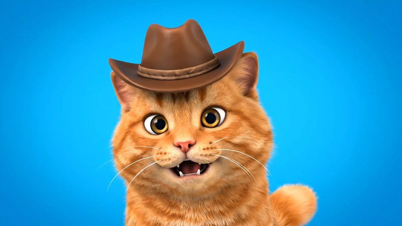 Cat and the Cowboy Hat 🤠🐈 | 3D Animated Nursery Rhyme | Fun Learning Song for Kids 2025