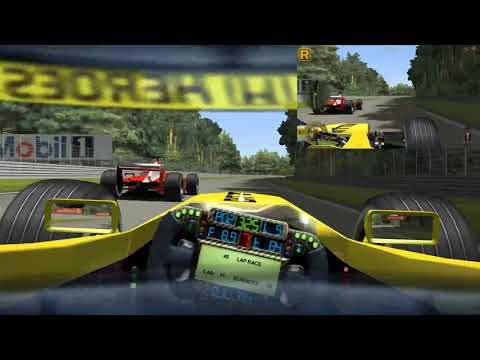 Grand Prix 4 Gameplay: 100% Distance @ Hockenheim.