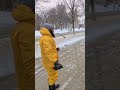 Her car was frozen to the street 🤦🏾‍♂️