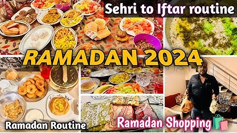 RAMADAN 2024✨ My Sheri to Iftar Routine || Ramadan Routine Vlog || Ramadan Shopping 🛍️