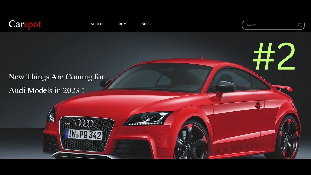 Car Website using HTML , CSS & JAVASCRIPT Part- 1 | Step-by-Step ...