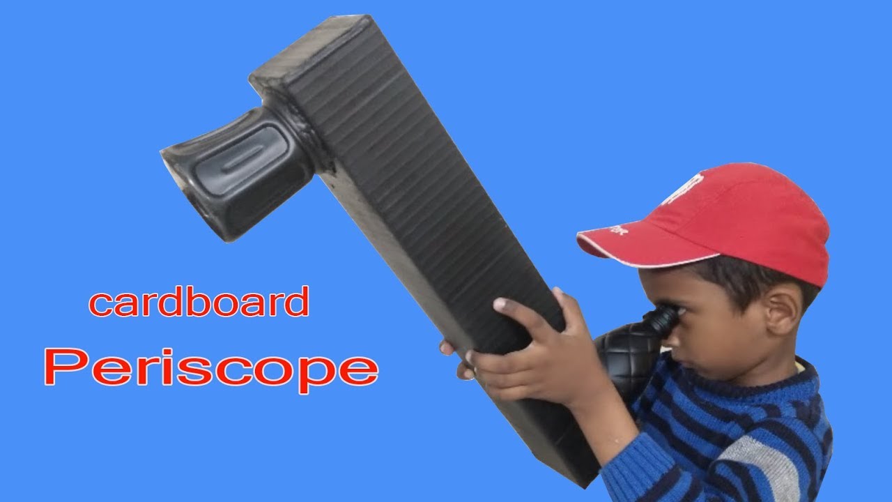 How To Make Periscope With Cardboard And Plastic Bottle Sciences Project Dm Youtube