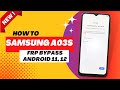 (New) Samsung A03s (A037F) FRP Bypass without PC 2024 - Android 11 & 12