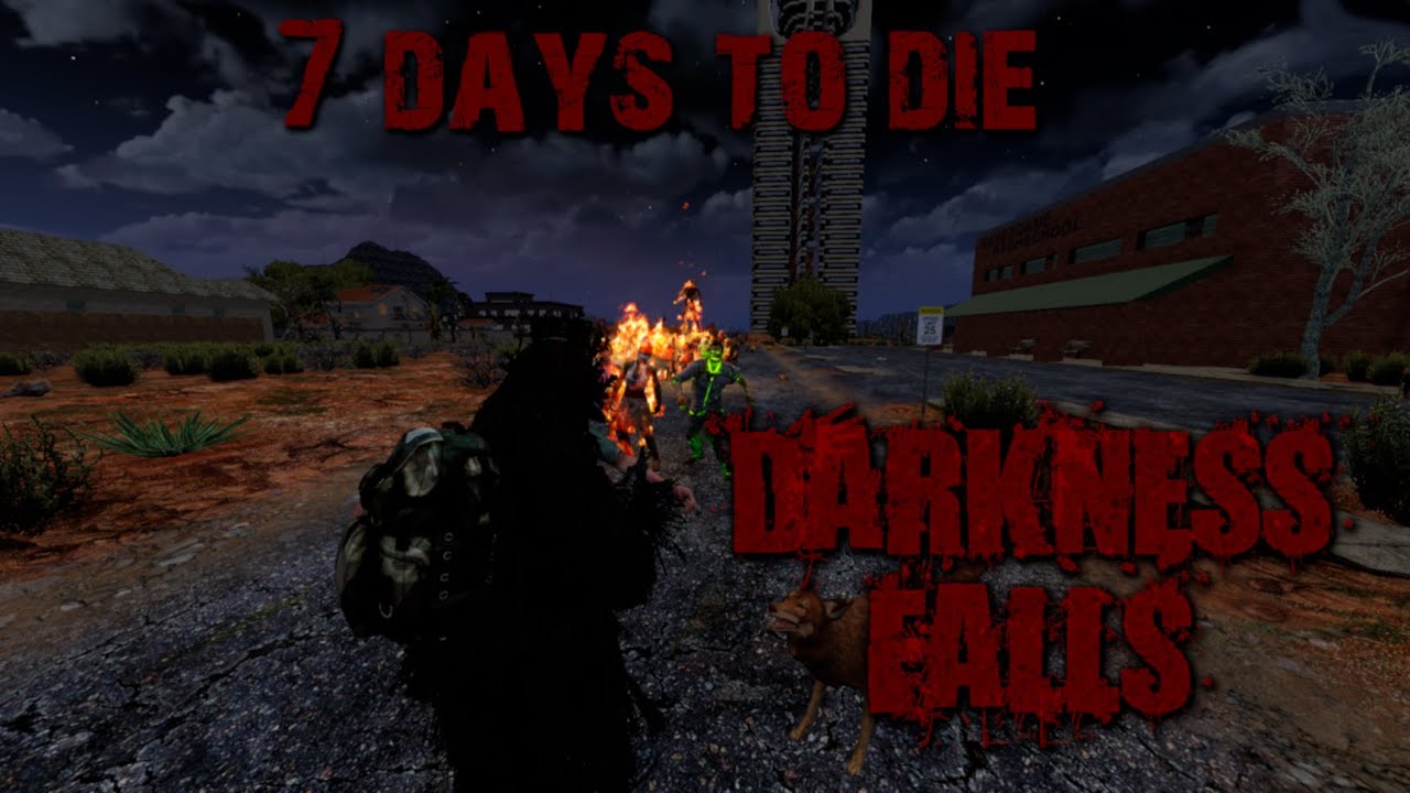 7 Days to die Darkness Falls бункер. Dark fall 37