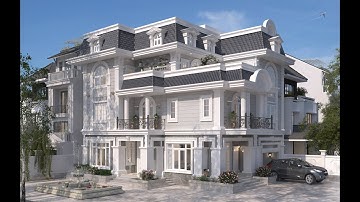 ♛ Cách đặt Camera và ánh sáng Render ngoại thất 3dsmax .B16 Preview