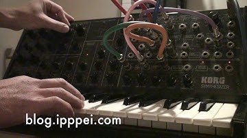 Korg MS-20 short arpeggio loop2 #korgms20