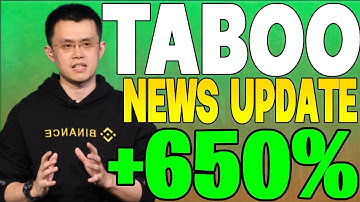 TABOO TOKEN WILL +650% AFTER THIS NEWS UPDATE?? - TABOO NEWS AND PRICE PREDICTION 2023-2024