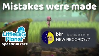 I did a LBP SPEEDRUN RACE (It was a mistake.) | ft. Booker