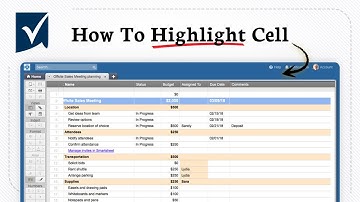 How to highlight a Cell in Smartsheet (Quick Visual Tip)