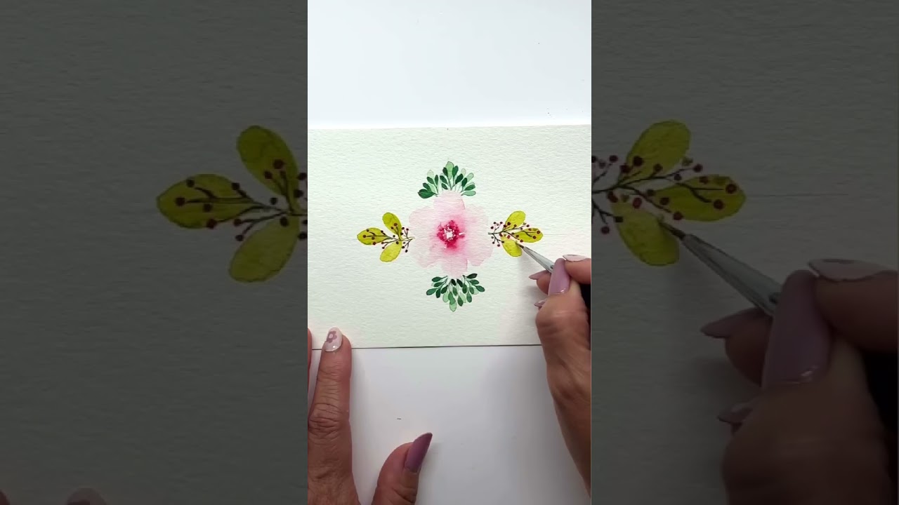 A simple floral composition