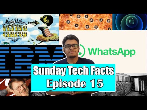 Sunday Tech Facts #15 - Python, Apple, WhatsApp, IBM, ENIAC, Pizza Order, First Email