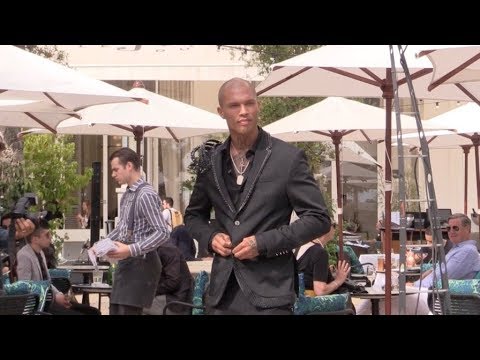 EXCLUSIVE : Jeremy Meeks and Andreea Sasu on their way to 2019 Cannes red carpet