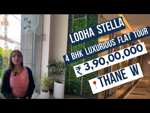 Lodha Stella📍Thane W || Luxury 4 BHK FLATS With Grand Decks at Kapurbawdi near Pokhran || #india