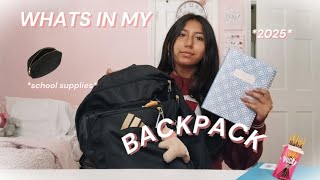Whats In My 2025 School Backpack