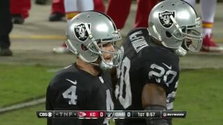 Throwback to the last time kansas city and oakland played on thursday
night, when raiders pulled off a huge upset get derek carr his first
career vict...