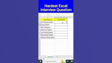 😵 Hardest Excel Interview Question | #shorts #viral #digitalwalkway