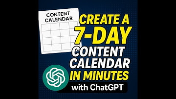 How to Create a 7-Day Content Calendar in Minutes with ChatGPT. #facts #chatgpt #growth #content