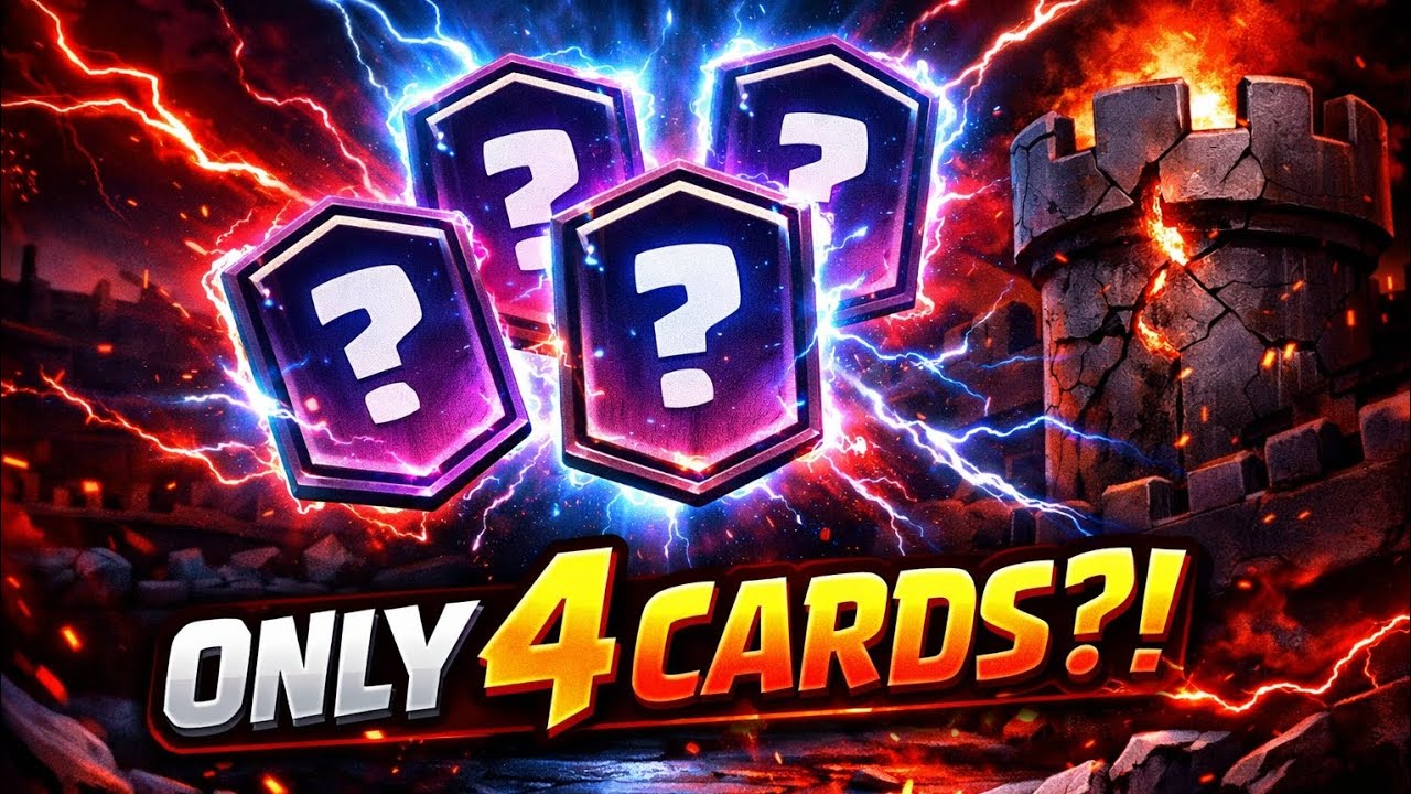 I Tried Winning With ONLY 4 Cards…