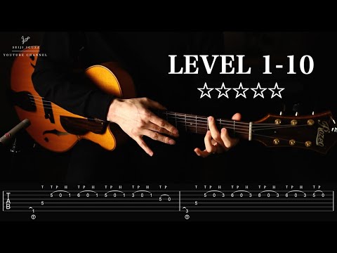 10 Levels Of Tapping Guitar ・TAB