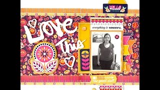 Stash Bash YouTube Hop// Love This// Patterned Paper(Basic Grey)