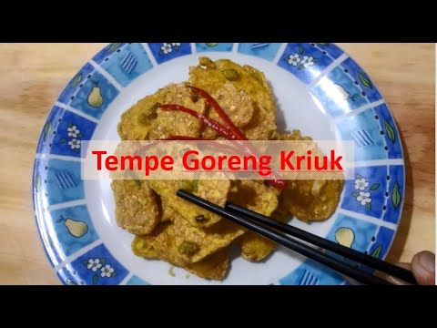 Tempe Goreng Kriuk dan Renyah Keripik Tempe Mukbang Tempe Goreng Kriuk dan Renyah Keripik Tempe Mukbang