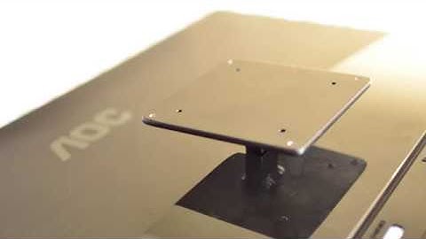 Installing the AOC U2879vf / Q3279VWF / Q3279VWFD8 VESA mount