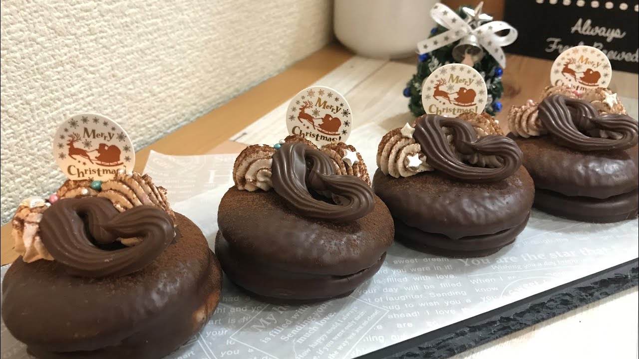 お菓子作り 簡単 クリスマスチョコパイケーキ 作ってみたよ 手作りお菓子 おいしい 簡単 インスタ飯研究所