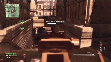 MW3: 100 Sec Moab! in 6v6 w/ 39 Gunstreak!