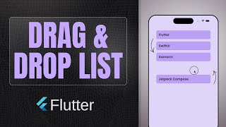 Re-Orderable ListView widget | Drag and Drop List in Flutter