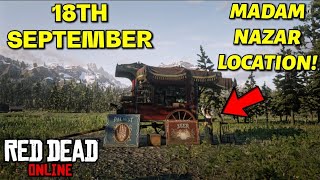 *18TH SEPTEMBER* MADAM NAZAR LOCATION RED DEAD ONLINE WHERE IS THE COLLECTOR? RED DEAD REDEMPTION 2