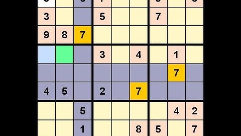 How to Solve Washington Times Sudoku Difficult March 4, 2021