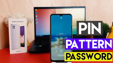 How To Set PIN Pattern Password in Samsung Galaxy A22