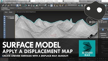 RobotDot. 3D Max. QUICK DISPLACEMENT MAP.