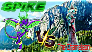 Spike The Dragon Vs. The Chameleon