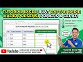 Tutorial Excel membuat Format Kolom Tanda Tangan Daftar Hadir Presensi Praktis #excel #cpns #fyp 