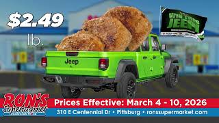 Weekly Ad March 4 - 10 | Ron's Supermarket | Pittsburg, KS