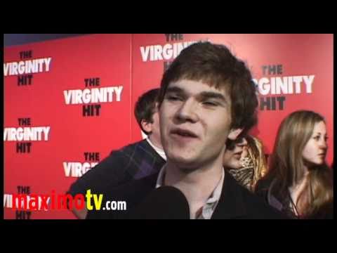 JACOB DAVICH Interview at "THE VIRGINITY HIT" Scre...