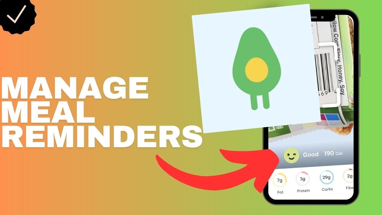 How to manage the meal reminders in the Foodvisor app?
