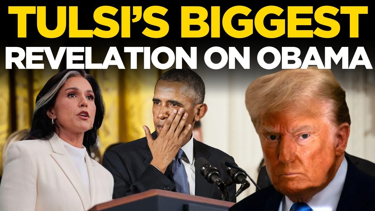 LIVE News | Tulsi Gabbard’s REVELATION on Obama STUNS Washington | US News Live | Trump | Obama News