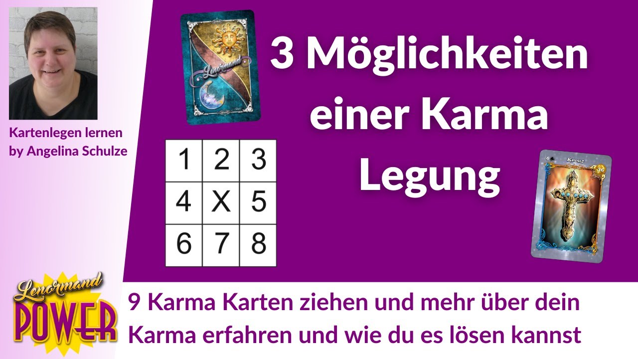 Karma Karte ziehen bzw wie du dein Karma mit 9 Karten deuten kannst