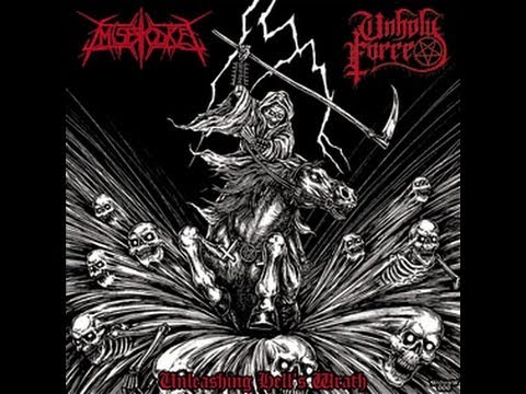 Miserycore — Miserycore/Unholy Force "Unleashing Hell's Wrath" (Full Split)