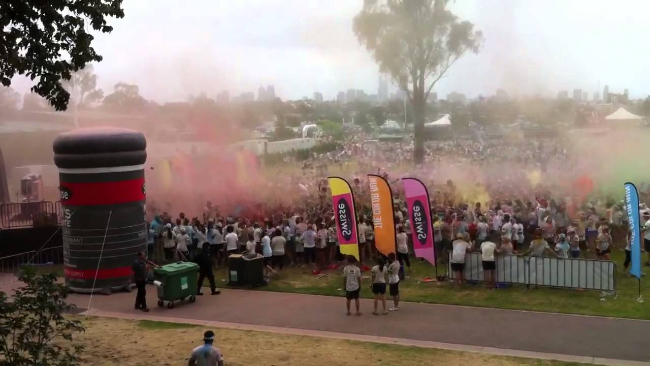 The Swisse Color Run Melbourne - Finish Festival